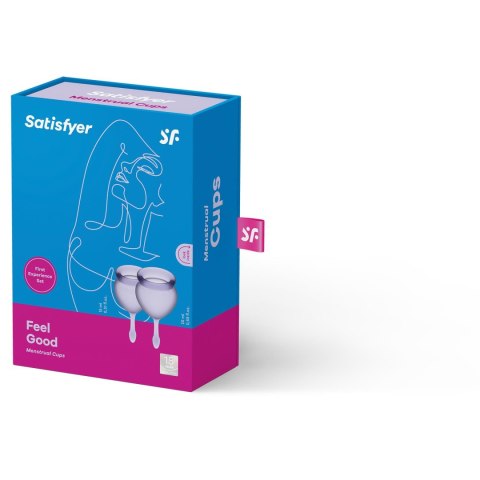 Satisfyer Feel Good: Eleganckie Kubeczki Menstruacyjne (Lila)