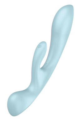 Satisfyer Triple Oh Błękitny - Wibrator Króliczek i Masażer