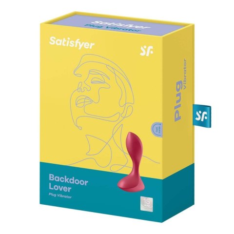 Wibrator analny Satisfyer Backdoor Lover (Czerwony) - Namiętność dla Początkujących