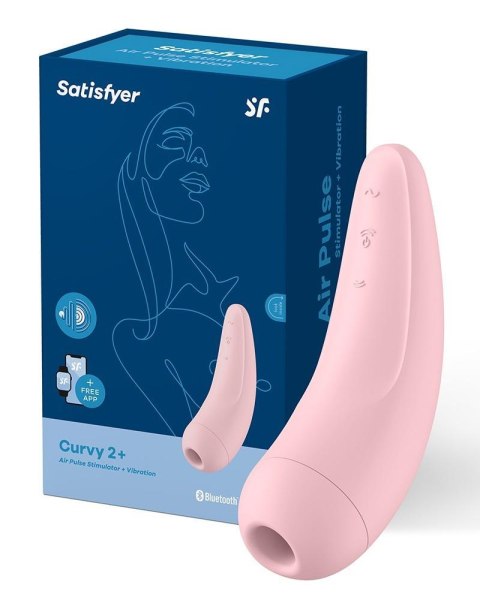 Wibrator Curvy 2+ – Stymulator Falami Powietrza i Wibracjami