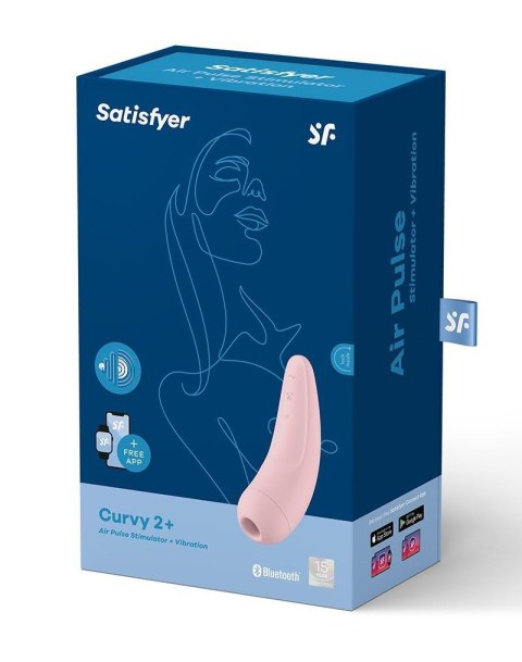 Wibrator Curvy 2+ – Stymulator Falami Powietrza i Wibracjami