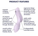 Wibrator Curvy Trinity 2 (fioletowy)