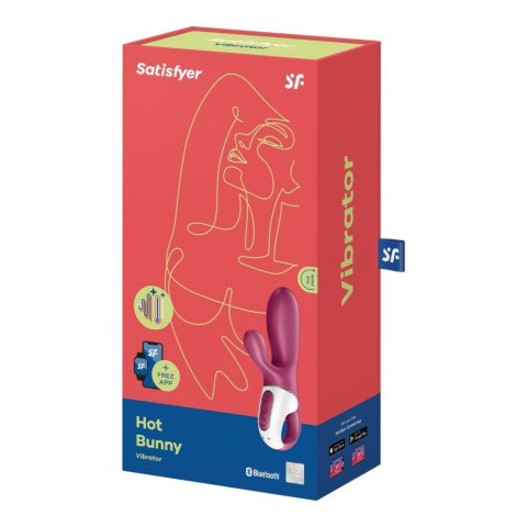 Wibrator Króliczek Hot Bunny Connect z Aplikacją