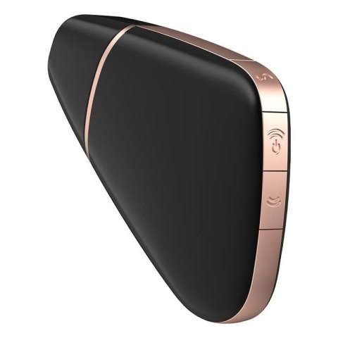 Satisfyer Love Triangle Czarny – Stymulator Łechtaczki z Pulsem Powietrza i Wibracjami Sterowany Aplikacją