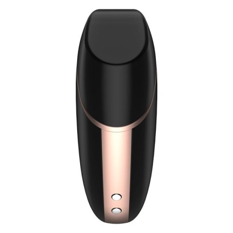 Satisfyer Love Triangle Czarny – Stymulator Łechtaczki z Pulsem Powietrza i Wibracjami Sterowany Aplikacją