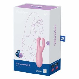 Wibrator Satisfyer Threesome 4 z Aplikacją (Różowy)