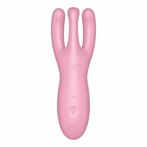 Wibrator Satisfyer Threesome 4 z Aplikacją (Różowy)