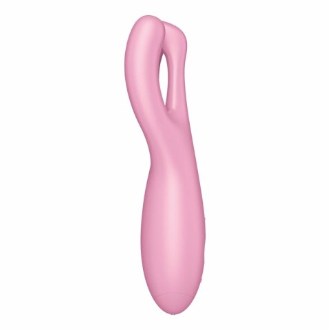 Wibrator Satisfyer Threesome 4 z Aplikacją (Różowy)