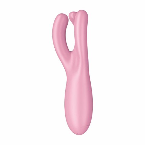 Wibrator Satisfyer Threesome 4 z Aplikacją (Różowy)