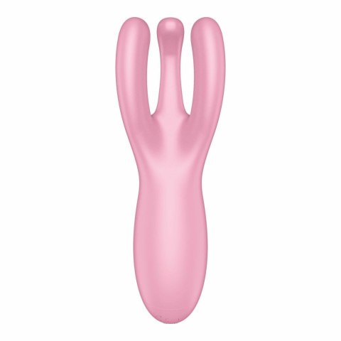 Wibrator Satisfyer Threesome 4 z Aplikacją (Różowy)