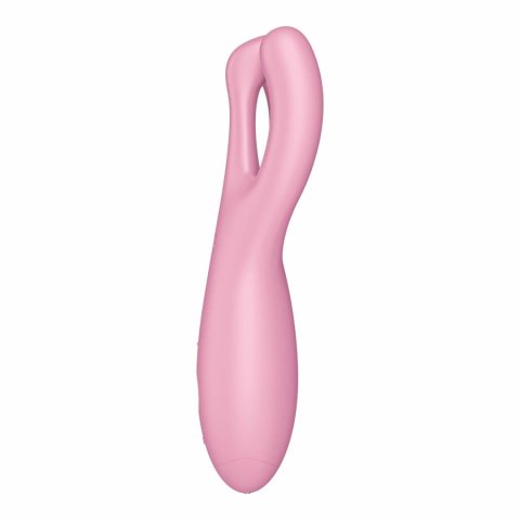 Wibrator Satisfyer Threesome 4 z Aplikacją (Różowy)