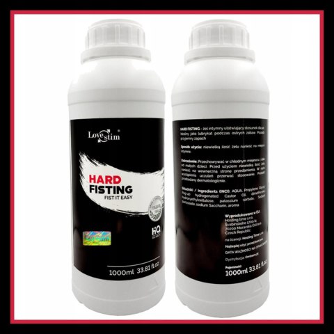 Luksusowy Żel do Fistingu Hard Fisting 1000 ml