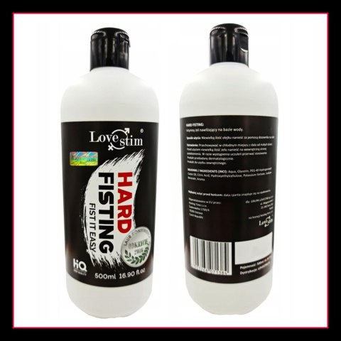 Lubrykant Hard Fisting 500 ml – Do intensywnych doznań analnych