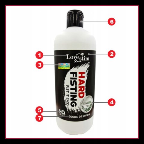 Lubrykant Hard Fisting 500 ml – Do intensywnych doznań analnych