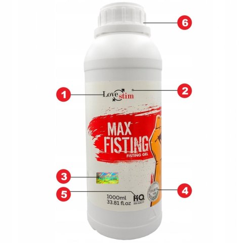 Żel intymny MAX Fisting 1000 ml