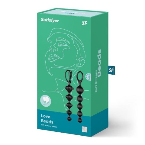 Zestaw Satisfyer Love Beads (2 sztuki, czarny)