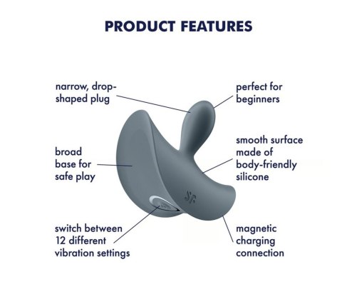 Satisfyer Booty Absolute Beginners 2 - Wibrujący korek analny dla początkujących