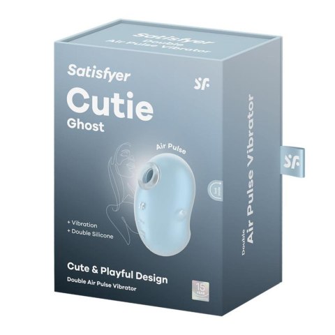 Satisfyer Cutie Ghost Niebieski – Wibrator z Falą Ciśnienia i Wibracjami