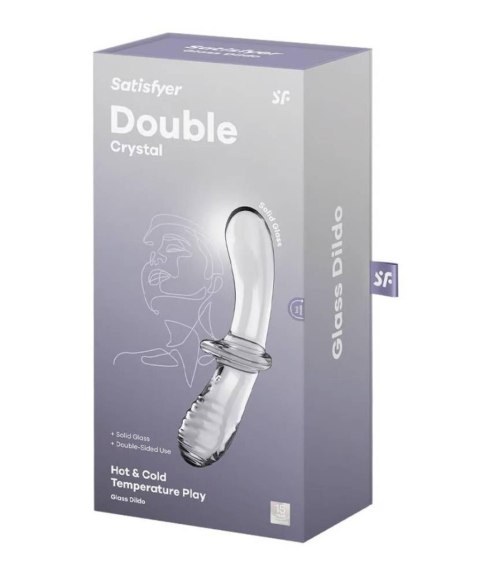 Satisfyer Double Crystal – Szklane Dildo o Podwójnej Przyjemności