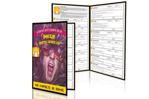 Karta Wyzwań dla Mega Imprezowicza – Edycja Domowa