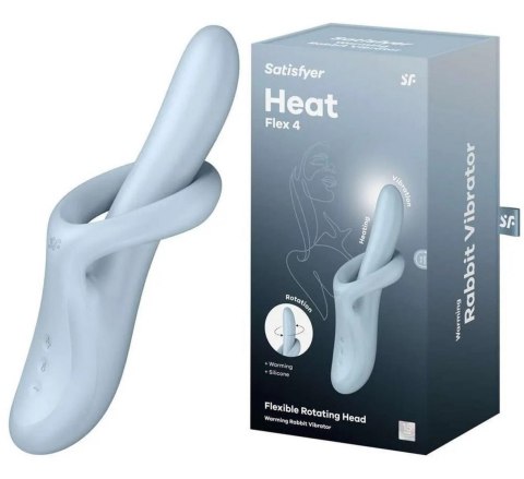 Satisfyer Heat Flex 4 Niebieski – Zmysłowy Wibrator Rozgrzewający
