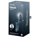 Satisfyer Heat Flex 4 Szary – Rozgrzewający Stymulator Obrotowy