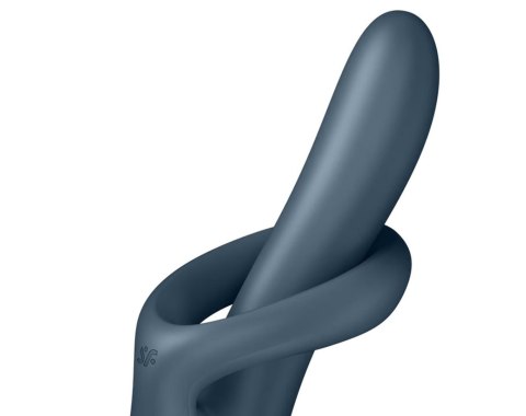 Satisfyer Heat Flex 4 Szary – Rozgrzewający Stymulator Obrotowy