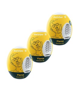 Zestaw 3 masturbatorów w kształcie jajka Satisfyer Eggs – edycja Fierce