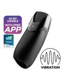 Satisfyer Men Vibration+ z Aplikacją - Czarny