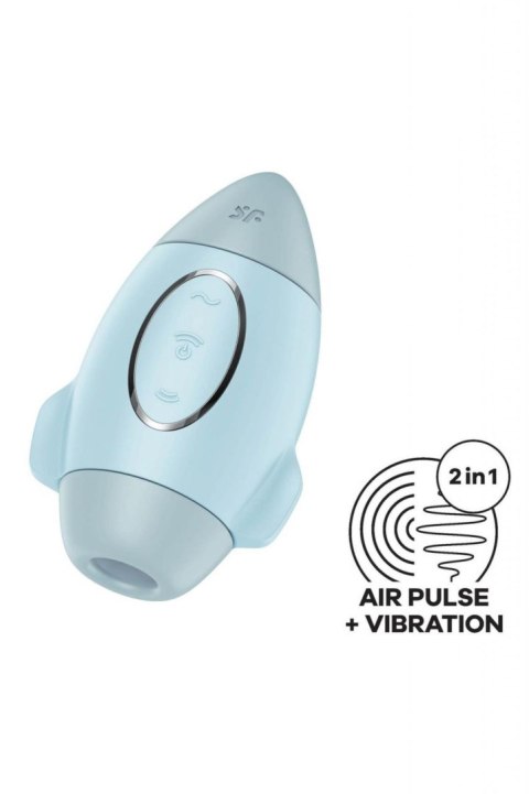 Satisfyer Mission Control blue – Niebiański Stymulator Łechtaczki Air Pulse