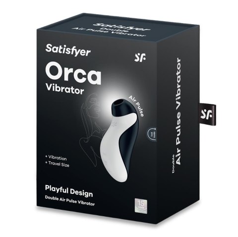 Orca: Wibrator z Innowacyjną Stymulacją Podwójnym Pulsem Powietrza i Wibracjami