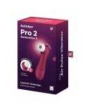 Satisfyer Pro 2 Generacji 3 z Liquid Air, Wytrawna Czerwień
