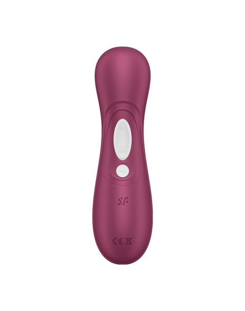 Satisfyer Pro 2 Trzeciej Generacji z Technologią Liquid Air, Wibracjami i Aplikacją – Kolor Czerwonego Wina