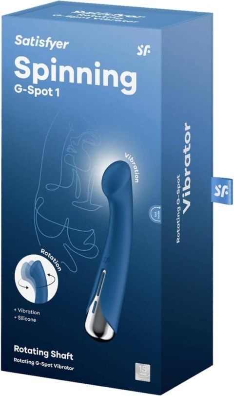 Satisfyer Spinning G-Spot 1 Blue: Obrotowy Wibrator do Punktu G