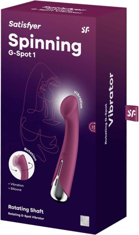 Satisfyer Spinning G-Spot 1 Czerwony – Obrotowy Wibrator Punktu G