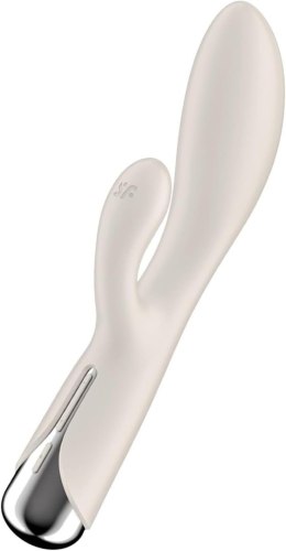 Satisfyer Spinning Rabbit 1 Beżowy – Rewolucyjny Wibrator Króliczek z Funkcją Rotacji