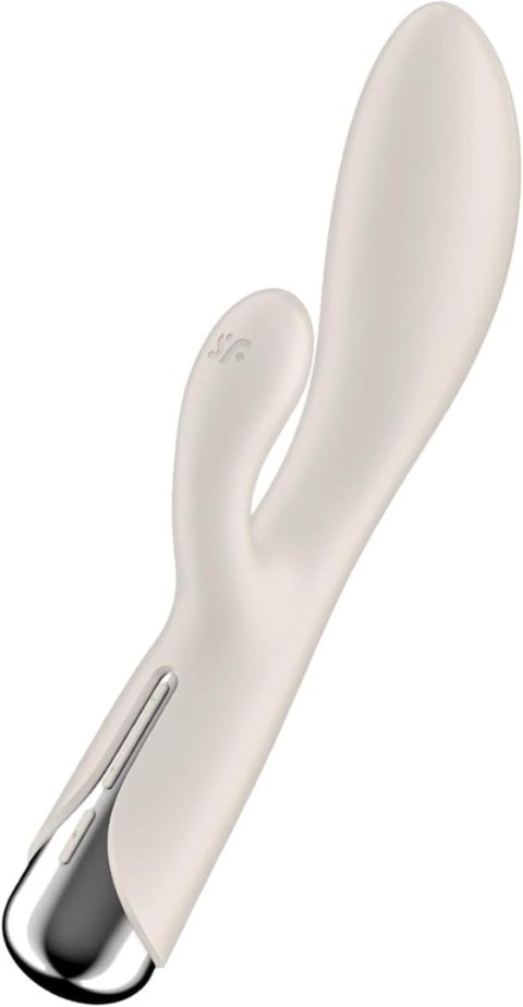 Satisfyer Spinning Rabbit 1 Beżowy – Rewolucyjny Wibrator Króliczek z Funkcją Rotacji
