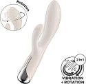 Satisfyer Spinning Rabbit 1 Beżowy – Rewolucyjny Wibrator Króliczek z Funkcją Rotacji