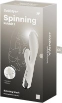 Satisfyer Spinning Rabbit 1 Beżowy – Rewolucyjny Wibrator Króliczek z Funkcją Rotacji