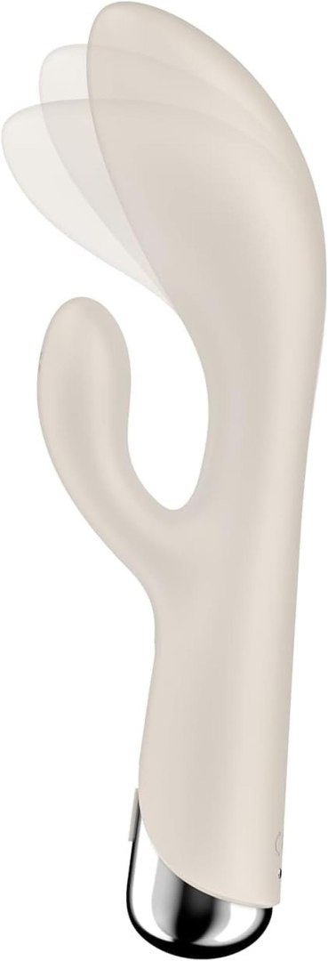 Satisfyer Spinning Rabbit 1 Beżowy – Rewolucyjny Wibrator Króliczek z Funkcją Rotacji