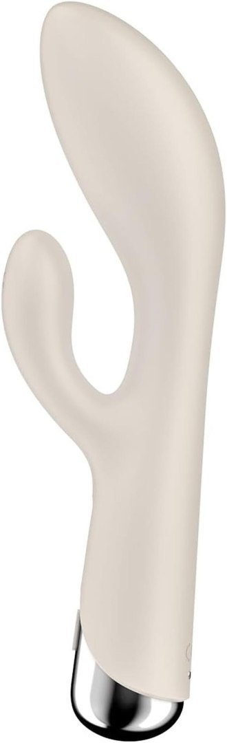 Satisfyer Spinning Rabbit 1 Beżowy – Rewolucyjny Wibrator Króliczek z Funkcją Rotacji