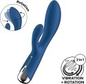 Satisfyer Spinning Rabbit 1 Niebieski – Wibrator Króliczek z Rotacją