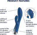 Satisfyer Spinning Rabbit 1 Niebieski – Wibrator Króliczek z Rotacją