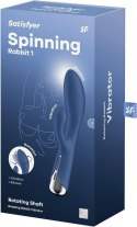 Satisfyer Spinning Rabbit 1 Niebieski – Wibrator Króliczek z Rotacją