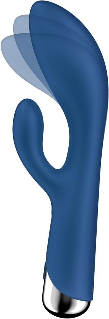 Satisfyer Spinning Rabbit 1 Niebieski – Wibrator Króliczek z Rotacją