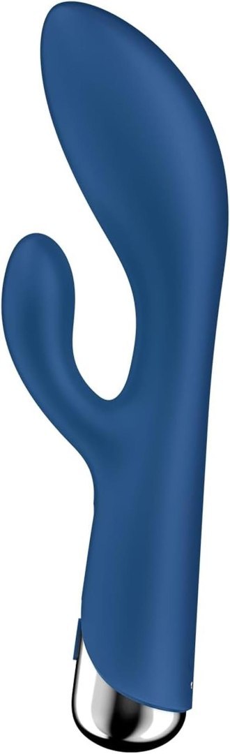 Satisfyer Spinning Rabbit 1 Niebieski – Wibrator Króliczek z Rotacją