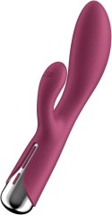 Satisfyer Spinning Rabbit 1 Czerwony – Wibrator Króliczek z Rotacją