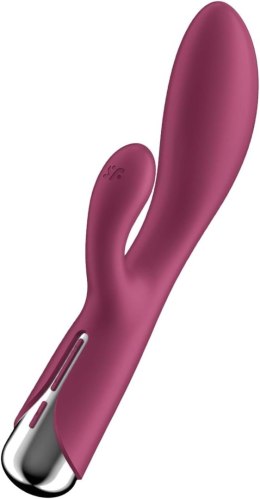 Satisfyer Spinning Rabbit 1 Czerwony – Wibrator Króliczek z Rotacją
