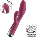 Satisfyer Spinning Rabbit 1 Czerwony – Wibrator Króliczek z Rotacją