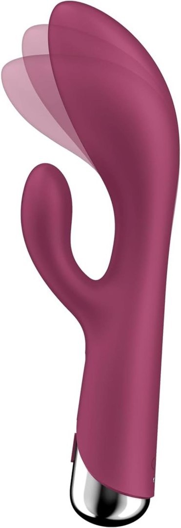 Satisfyer Spinning Rabbit 1 Czerwony – Wibrator Króliczek z Rotacją